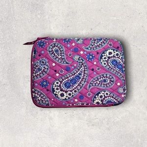 Vera Bradley iPad 9.7" e-Reader Tablet Sleeve Case Cover Paisley 10" x 8" NEW